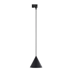 Lampa wisząca do szyny 1F TRACER CONO BLACK dług.158cm szer.19cm | Czarny 10650