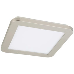 Plafon 22,5 cm, NEXIT 10-66824, satyna/biały, 12W LED, barwa ciepła 3000K, IP44