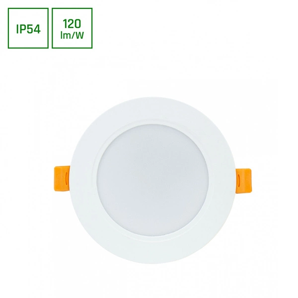 DURE 3 DOWNLIGHT 8W NW 230V 110st IP54 IK06 118x31 BIAŁY okrągła zasilacz zintegrowany