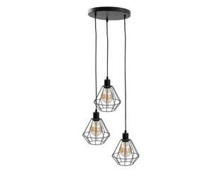 Lampa wisząca 3xE27 FOSKAL BLACK