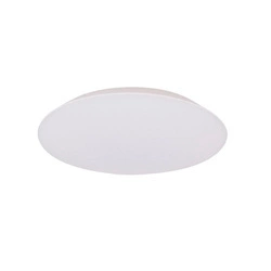 Plafon MEGA 12-75048, 23 cm, biały, 12W LED, barwa neutralna 4000K, IP44