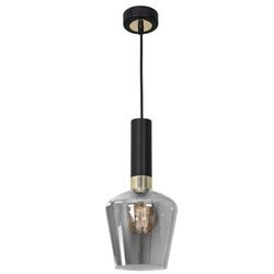 Nowoczesna lampa wisząca ROMA BLACK MLP6484