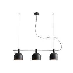 Lampa wisząca BERYL 3, 976E_1, czarna, 3x60W E27