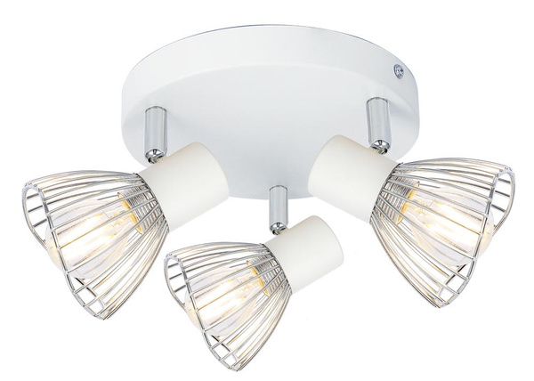 Lampa sufitowa FLY plafon 98-61980 biały/chrom 3xE14