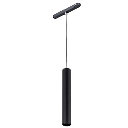 Lampa wisząca ROLLER LED śr. 4cm 9W 4000K do szynoprzewodów magnetycznych | czarny 10652