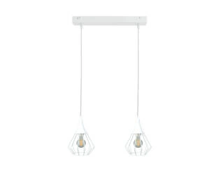 Lampa wisząca 2xE27 SELENE WHITE