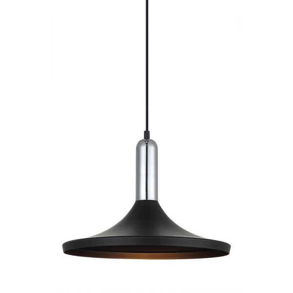 Lampa wisząca LUSTY śr. 36cm E27 | szary/miedziany