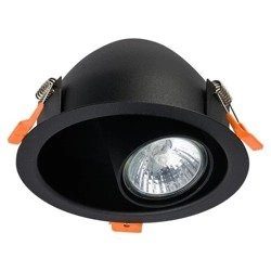 Lampa sufitowa wpuszczana DOT czarny śr. 13,7cm 8826