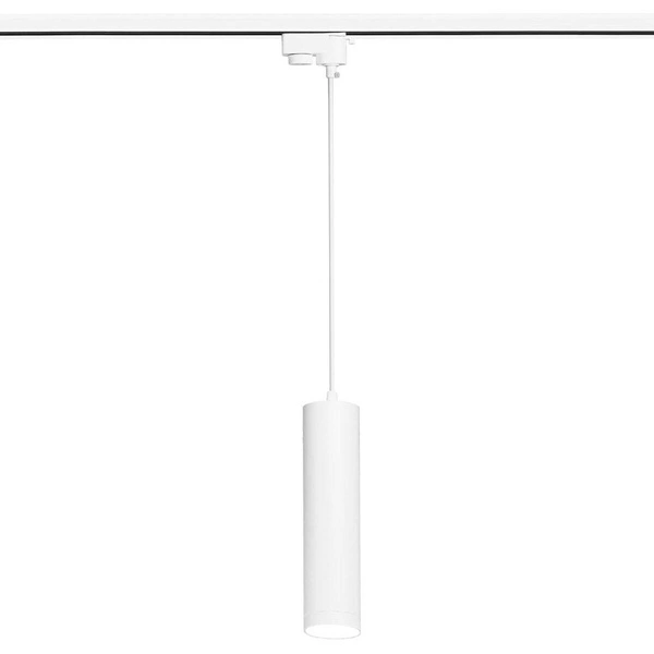 Lampa wisząca do szynoprzewodu Snow 1F, biała, 1x50W GU10