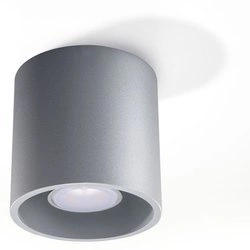 Sollux Plafon ORBIS 1 Aluminium szary 12W LED , SL.0018