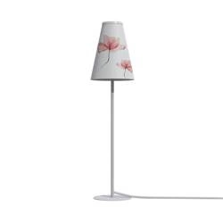 Lampa stojąca TRIFLE wys. 44cm G9 | biały/różowy 8078