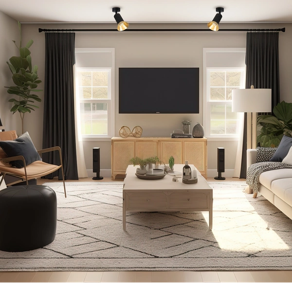 Oprawa Tulip Spot Czarny 1xGU10