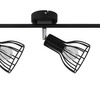 Lampa listwa czarna z drutu 3pkt MEGAN 75cm 2743304