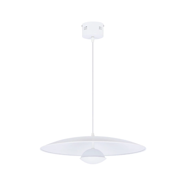 LAMPA WISZĄCA LUND 1 BIAŁY 115x48x48