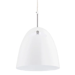 Lampa wisząca nad stolik BOLO biała śr. 25cm