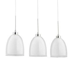 Lampa wisząca ALFA RONDA BIAŁA 3xE27 18cm | 60138