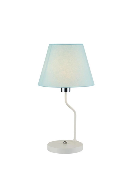 Lampa stołowa YORK LEDEA, 50501099, biały/niebieski, 1x60W E14