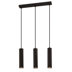 Lampa wisząca TUBO, 33-79091, czarna, 3x25W GU10