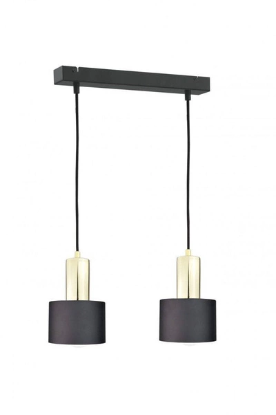 Lampa wisząca 2xE27 LUCE BLACK GOLD