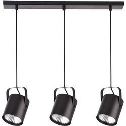 Lampa wisząca listwa FLESZ E27 3 ZWIS czarny 31083