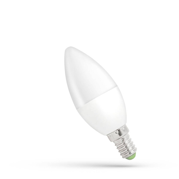 LED ŚWIECOWA E-14 230V 6W CW SPECTRUM +