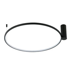 Lampa sufitowa RING L LED 48W zmienna barwa światła CCT | czarny