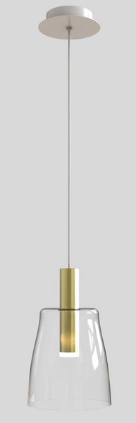 LAMPA WISZĄCA MODENA 1 ZŁOTY 140x15x15