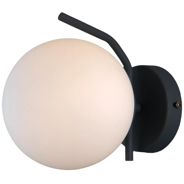 Kinkiet CARIMI dł. 22cm G9 | grafitowy/biały