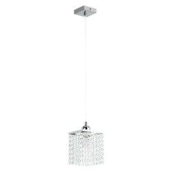 Lampa kryształowa zwis nad stół MOSS szer. 12,5cm