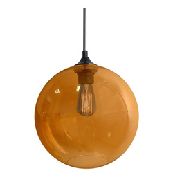 Lampa wisząca EDISON 31-21397 klosz bursztynowy + żarówka 60W E27