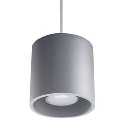 Lampa wisząca Sollux ORBIS 1 aluminium szary 12W LED, SL.0052