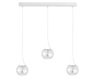 Lampa wisząca 3xE27 LACRIMA CLEAR WHITE