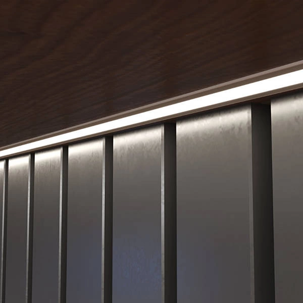 Profil LED P6-2 wpuszczany 200cm szer. 13mm | do osłonek C13 | srebrny