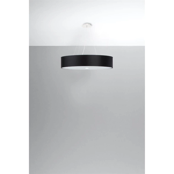 Lampa wisząca SKALA SL.0800, 60 cm, czarna, 5x60W E27