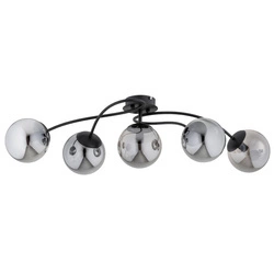 Lampa sufitowa ALFA GILIAN CZARNA 5xE14 90cm | 63241