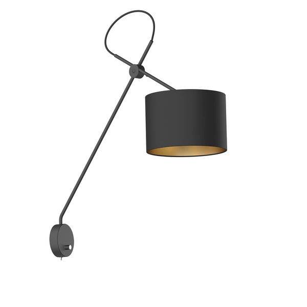 Lampa ścienna VIPER BLACK kinkiet 6513