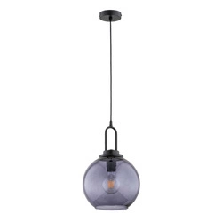 Lampa wisząca do salonu SEPTUM E27 wys. 90cm | czarny