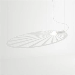 Lampa wisząca LEHDET TH.001B, biała, 1x60W E27