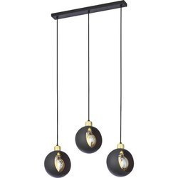 Nowoczesna lampa wisząca CYKLOP BLACK2753