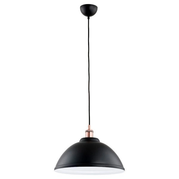 Lampa sufitowa IDIFOR I czarny śr. 37cm