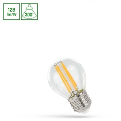 LED KULKA E-27 230V 5,5W COG NW CLEAR SPECTRUM