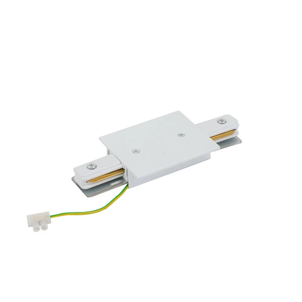 Łącznik zasilający wzdłużny PROFILE RECESSED STRAIGHT CONNECTOR | biały 10227