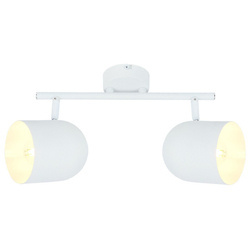 Nowoczesna lampa sufitowa AZURO listwa 92-63250 biała 2xE27