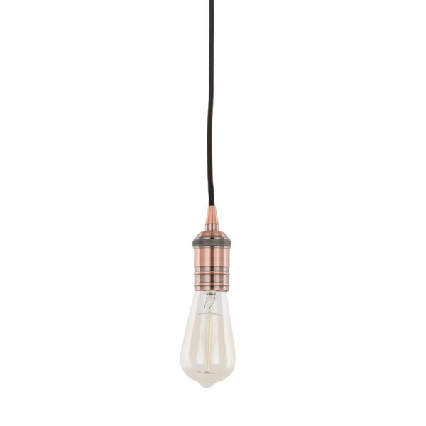 Lampa wisząca ATRIUM śr. 4,5cm E27 | miedź czerwona