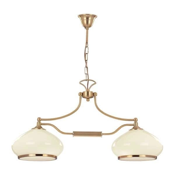 Lampa wisząca ALFA ASTORIA ZŁOTA 2xE27 70cm | 3421