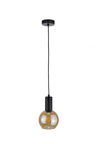 Lampa wisząca 1xE27 JANTAR BLACK