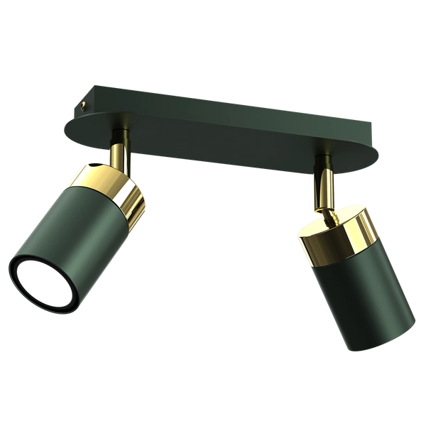 Lampa sufitowa JOKER GREEN/GOLD 2xGU10