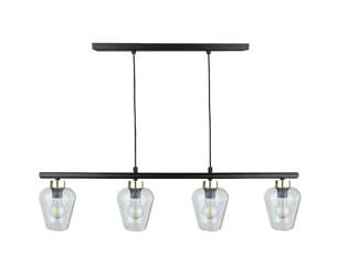 Lampa wisząca 4xE27 FLOS BLACK/GOLD LONG