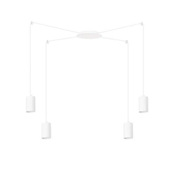 Lampa wisząca Emibig TRAKER 4 WH/Biały 525/4