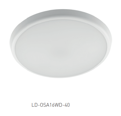 Plafoniera LED z czuj. mikr. OSAKA LED 4000K IP65